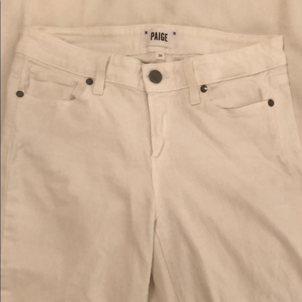 White Paige jeans